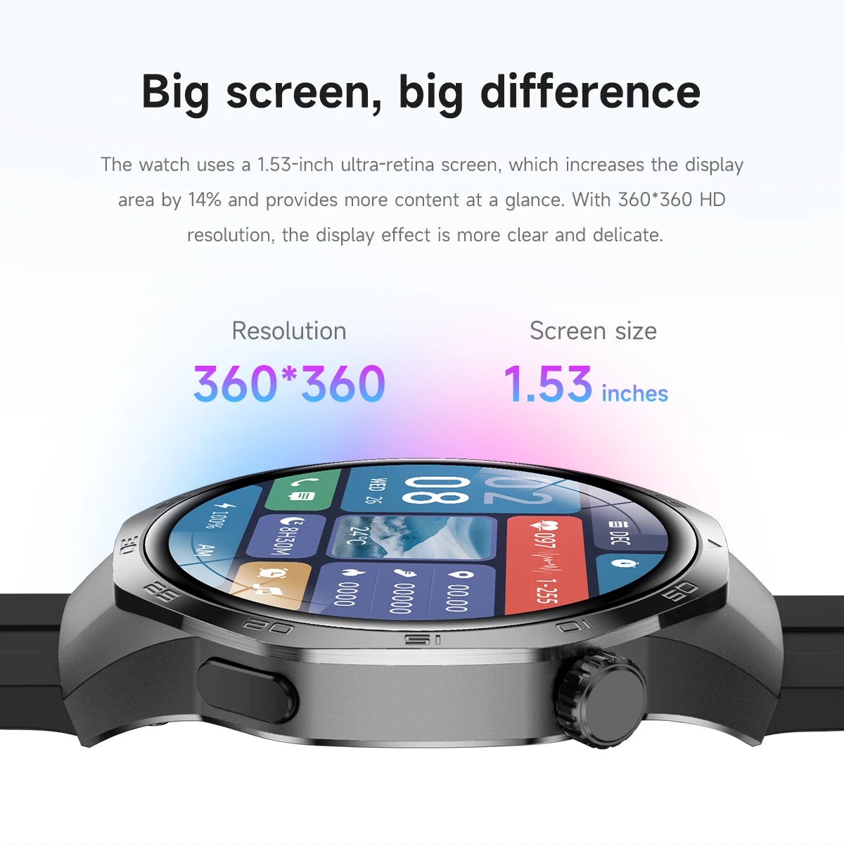 New Smartwatch For Huawei GT5 Men Outdoor Sports Compass Bluetooth Talk NFC Heart Rate GPS Track Weather Waterproof Smart watch