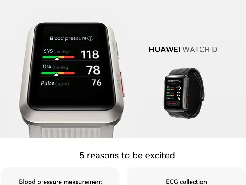 Authentic Huawei WATCH D Huawei wrist ECG blood pressure recorder smart watch blood pressure measurement ECG..