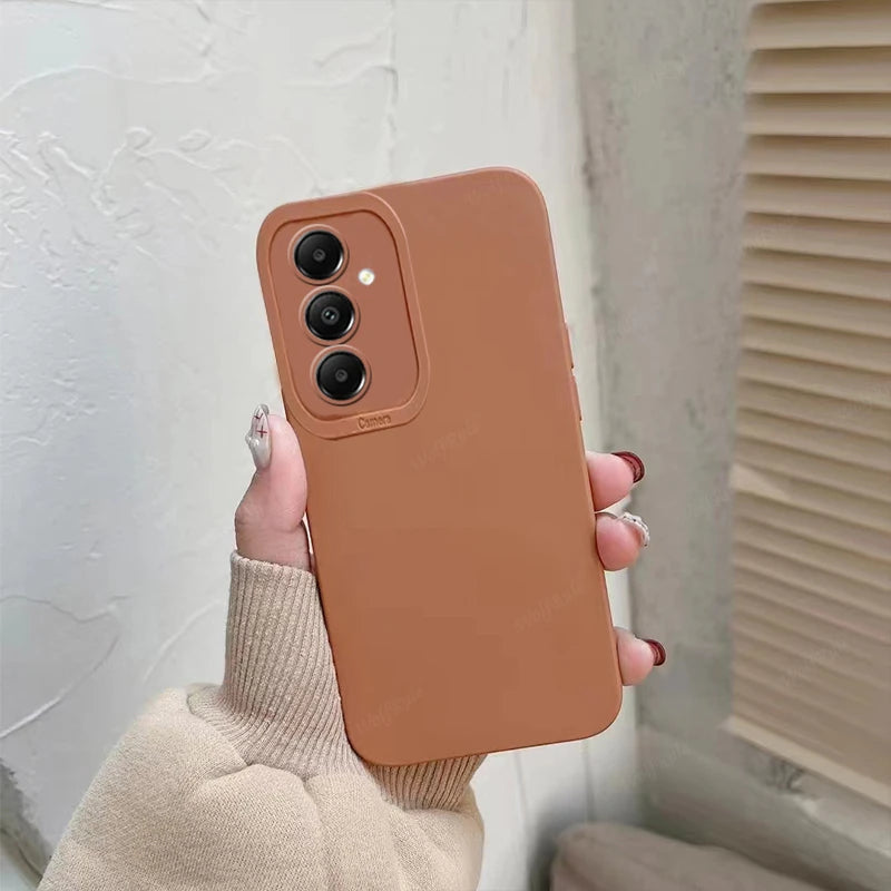 For Samsung A15 Case Cover Samsung Galaxy A15 Capas Camera Protector Back Colour Shockproof TPU Soft Fundas Samsung A05S A05 A15