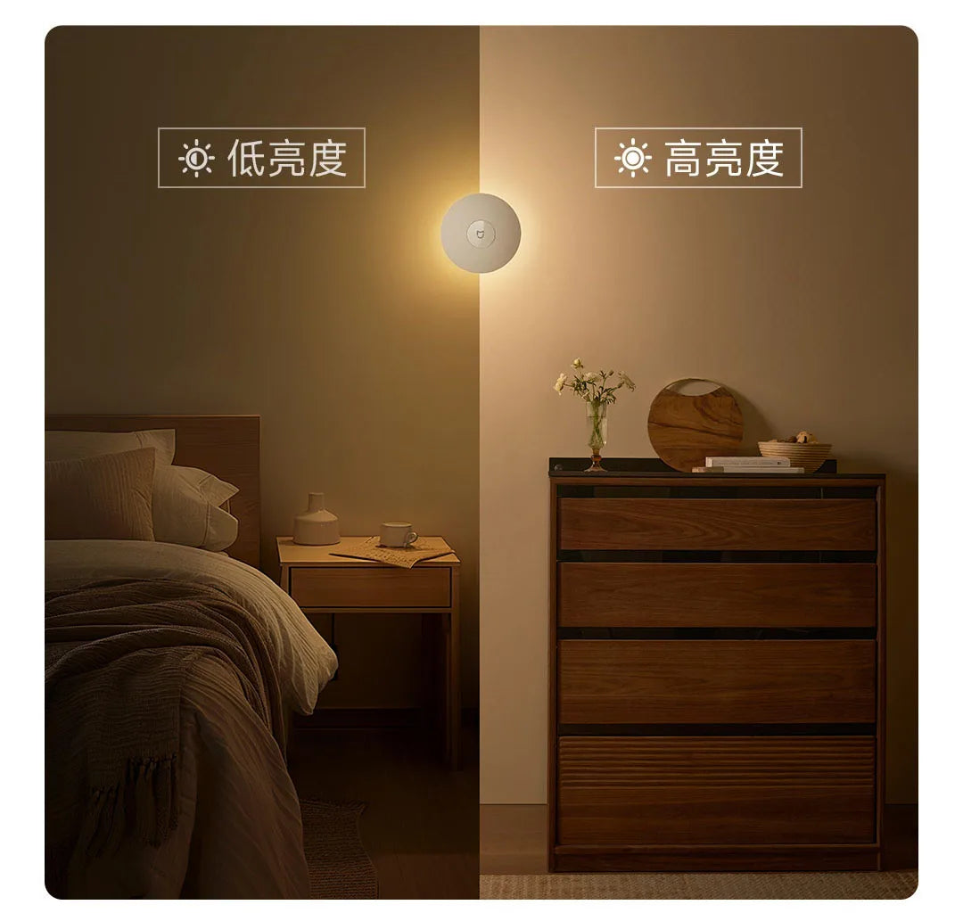 Mijia Night Light 3rd Gen 600mAh 120° Induction Light Type-C Charging Built in Photosensitive ＆ Human Body Sensors