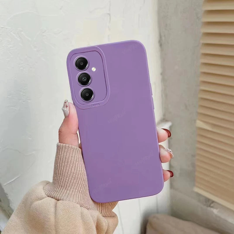 For Samsung A15 Case Cover Samsung Galaxy A15 Capas Camera Protector Back Colour Shockproof TPU Soft Fundas Samsung A05S A05 A15