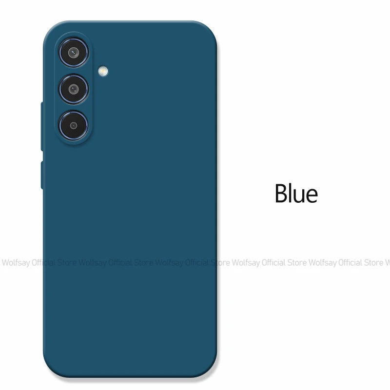 For Samsung Galaxy M35 Case Samsung Galaxy M15 M35 M55 5G Cover TPU Shockproof Liquid Silicone Phone Cover Samsung Galaxy M35
