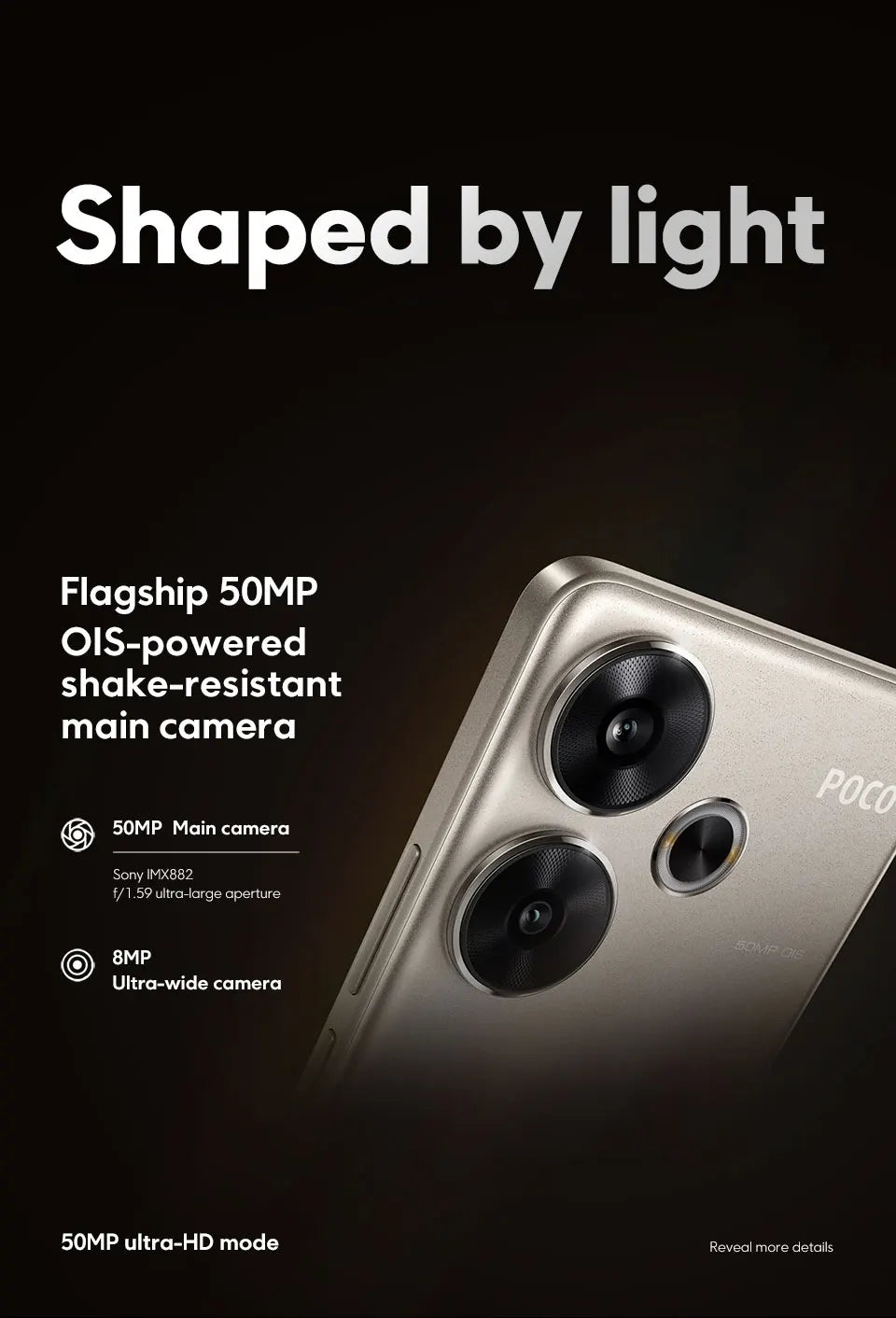 POCO F6 5G Global Version Cellphone 90W turbo charging 120Hz Flow AMOLED display 50MP camera system with OIS Snapdragon 8s Gen 3