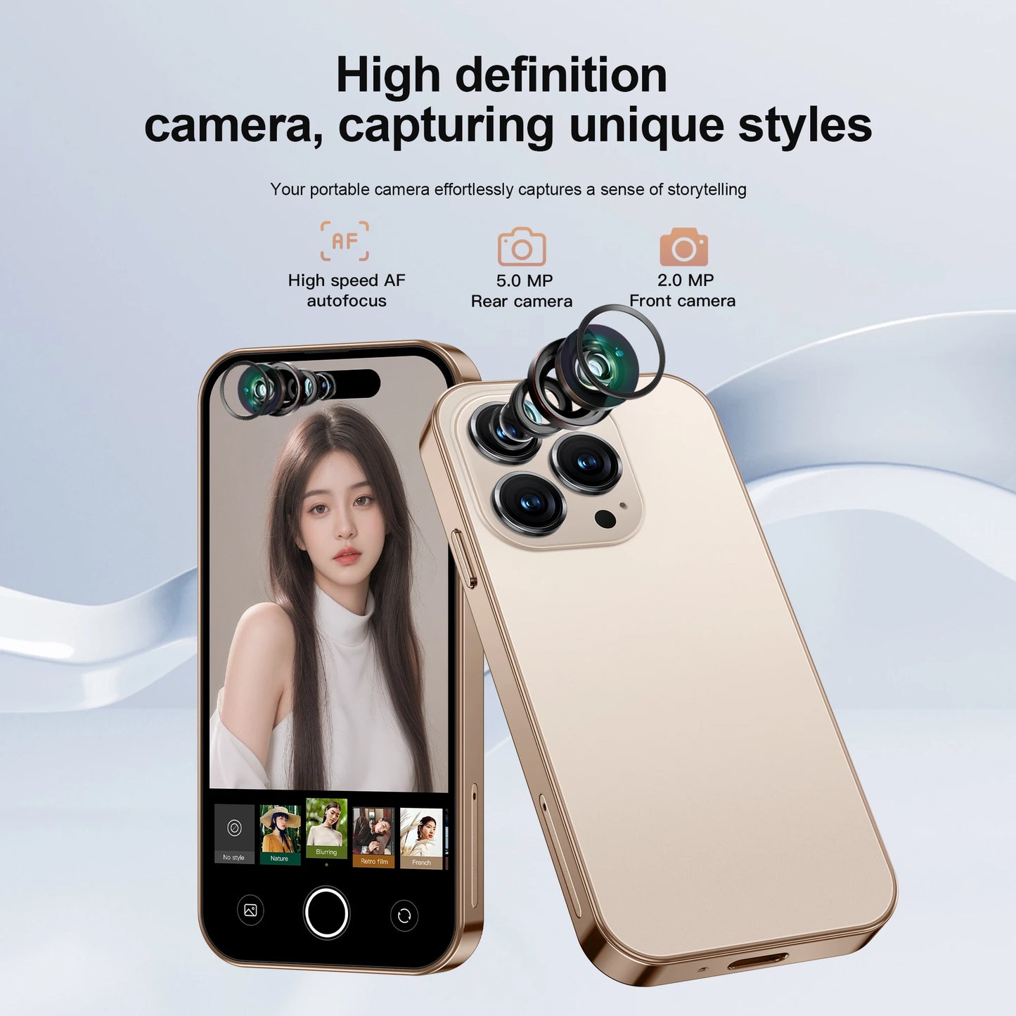 SERVO S16 Mini 4.0" Display Smartphone Android 10.0 3G WCDMA Dual SIM Standby 2GB+16GB Play Store WiFi Cute Cellphone Free Gifts