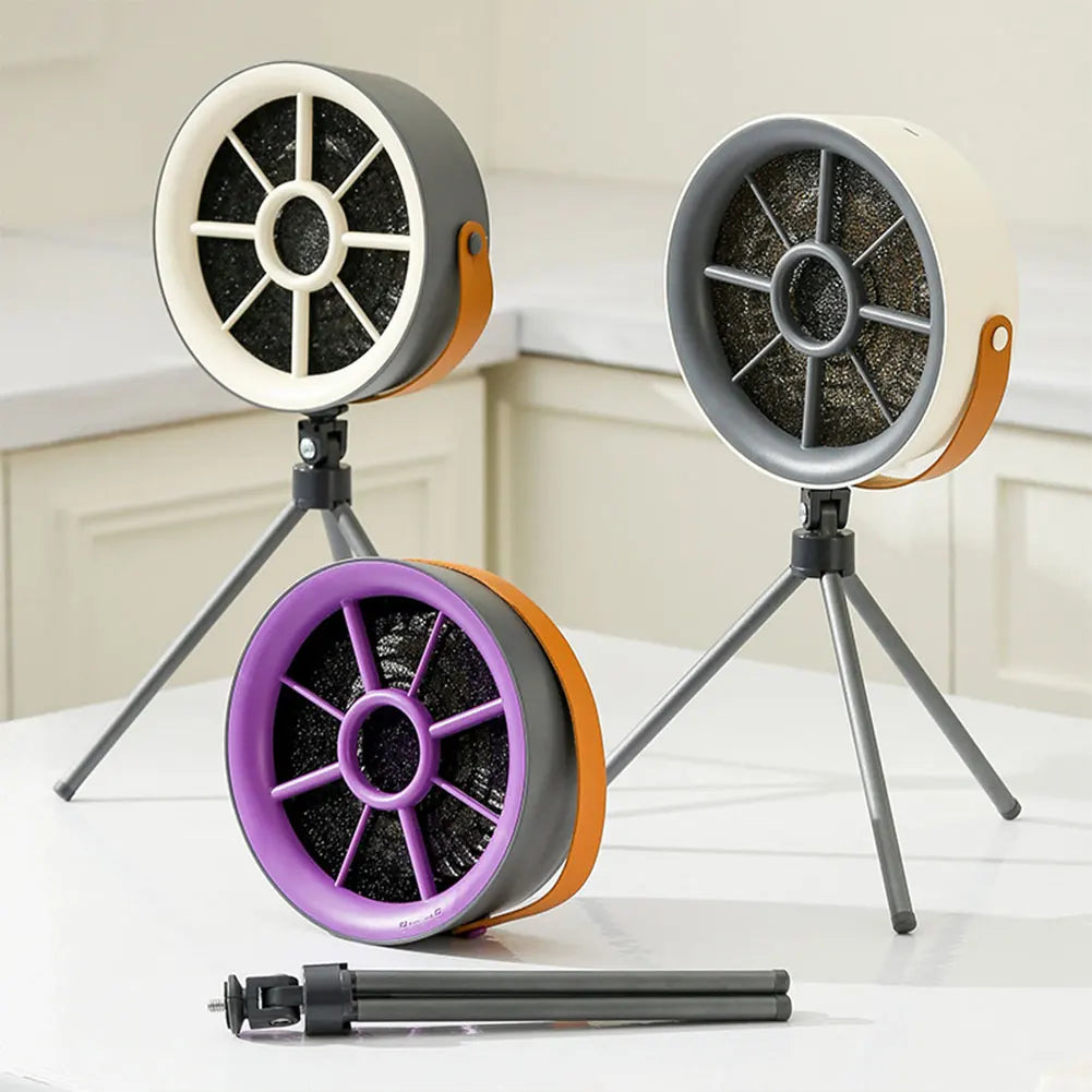 Portable Desktop Range Hoods Exhaust Fan Small Kitchen Hood Barbecue USB Supply Desktop Range Hoods with 3 Speed