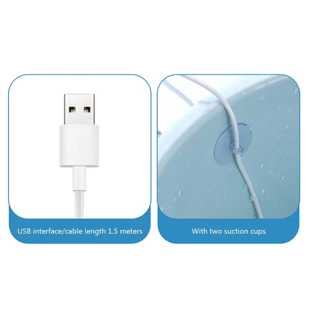 Mini Washing Machine USB Rotating Turbine Portable Washing Machine For Socks Underwear Wash Dishes For Travel Home Business Trip