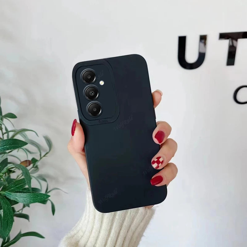 For Samsung A15 Case Cover Samsung Galaxy A15 Capas Camera Protector Back Colour Shockproof TPU Soft Fundas Samsung A05S A05 A15