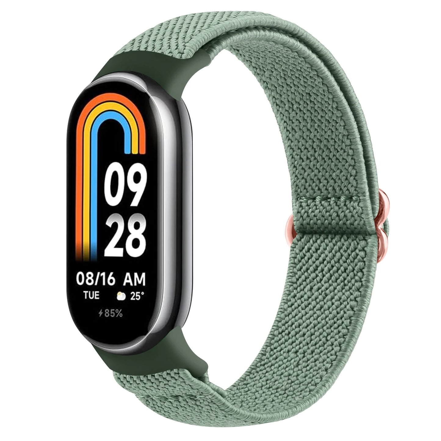 Nylon Loop Strap For Xiaomi Smart Band 9 8 Watchband Replacement NFC Elastic Wristband for Xiaomi Smart Band 9 8 Correa Bracelet