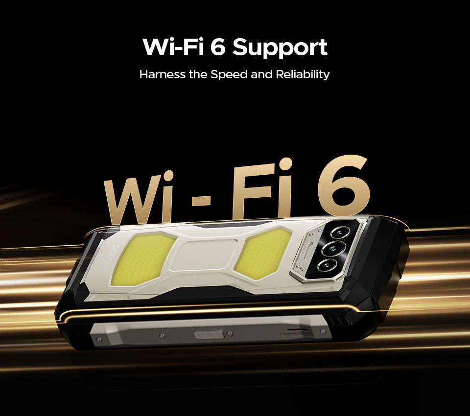 Global Version DOOGEE V Max S 5G Rugged Phone 24GB(8+16) 256GB 6.58" 120Hz 22000mAh Battery 108MP Camera Dual Camping Lights