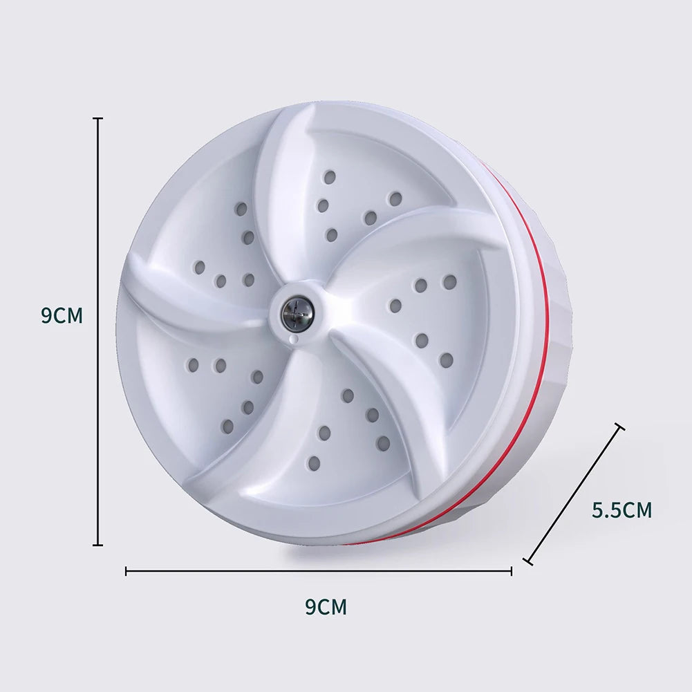 Mini Washing Machine USB Rotating Turbine Portable Washing Machine For Socks Underwear Wash Dishes For Travel Home Business Trip