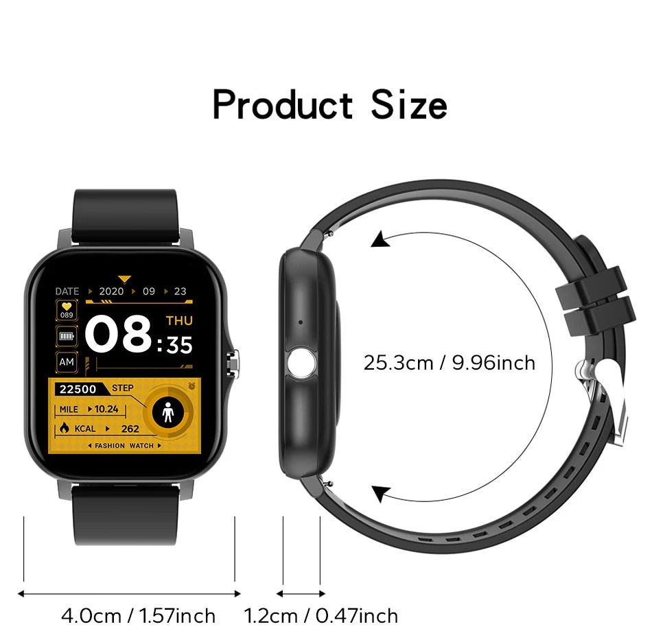 2025 Smartwatch Android Phone 1.44''Inch HD Screen Bluetooth Call Blood Oxygen/Pressure Monitoring Smart Watch Women Men Gift
