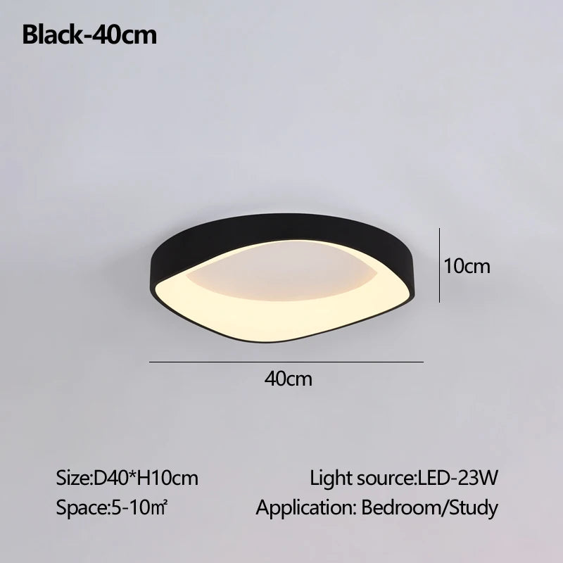 Nordic Wood Ceiling Light Round Log Walnut Remote Home Fixture LED For Study Living Room Hallway Bedroom Decoration Illumination