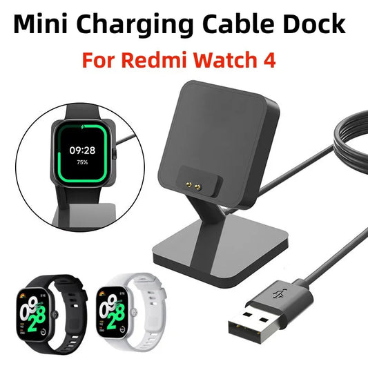 Charging Cable For Redmi Watch 4 Mini Charging Dock Power Adapter for Xiaomi Redmi Watch 4 Redmi Watch4 Fast USB Chargers
