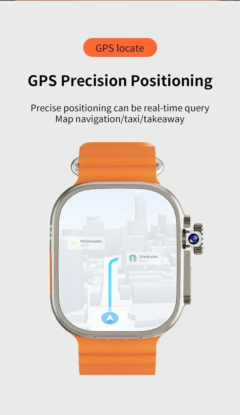 2025 New smartwatch DW99 2.2-inch HD screen app Download Bluetooth Call GPS Sports Sleep Tracking Men's smartwatch