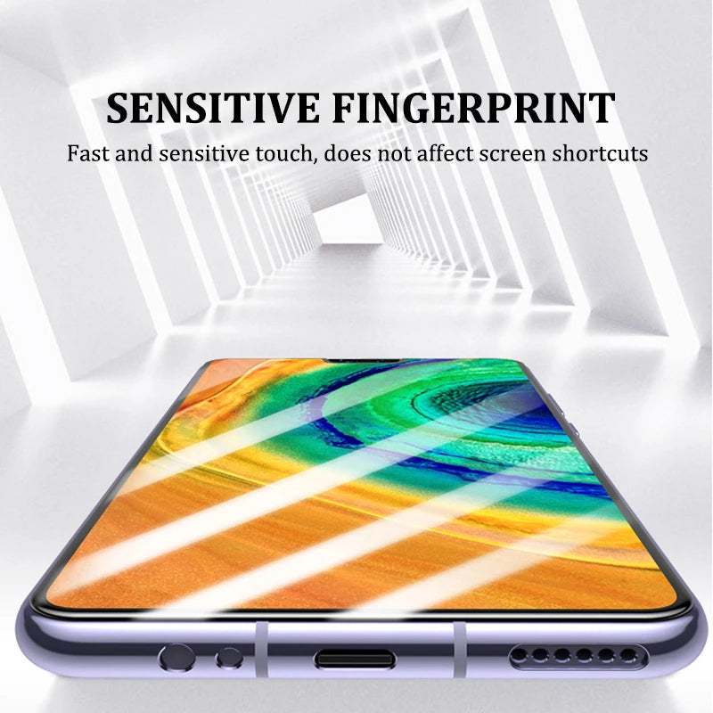 2/4PCS Screen Protector For Samsung A55 Glass Samsung Galaxy A55 Tempered Glass 9H Full Cover Glue Samsung A55 A52 A53 A54 A51