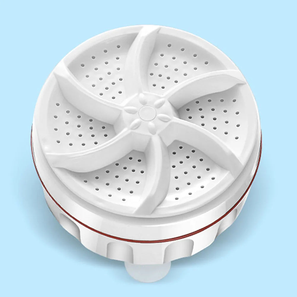 Mini Washing Machine USB Rotating Turbine Portable Washing Machine For Socks Underwear Wash Dishes For Travel Home Business Trip